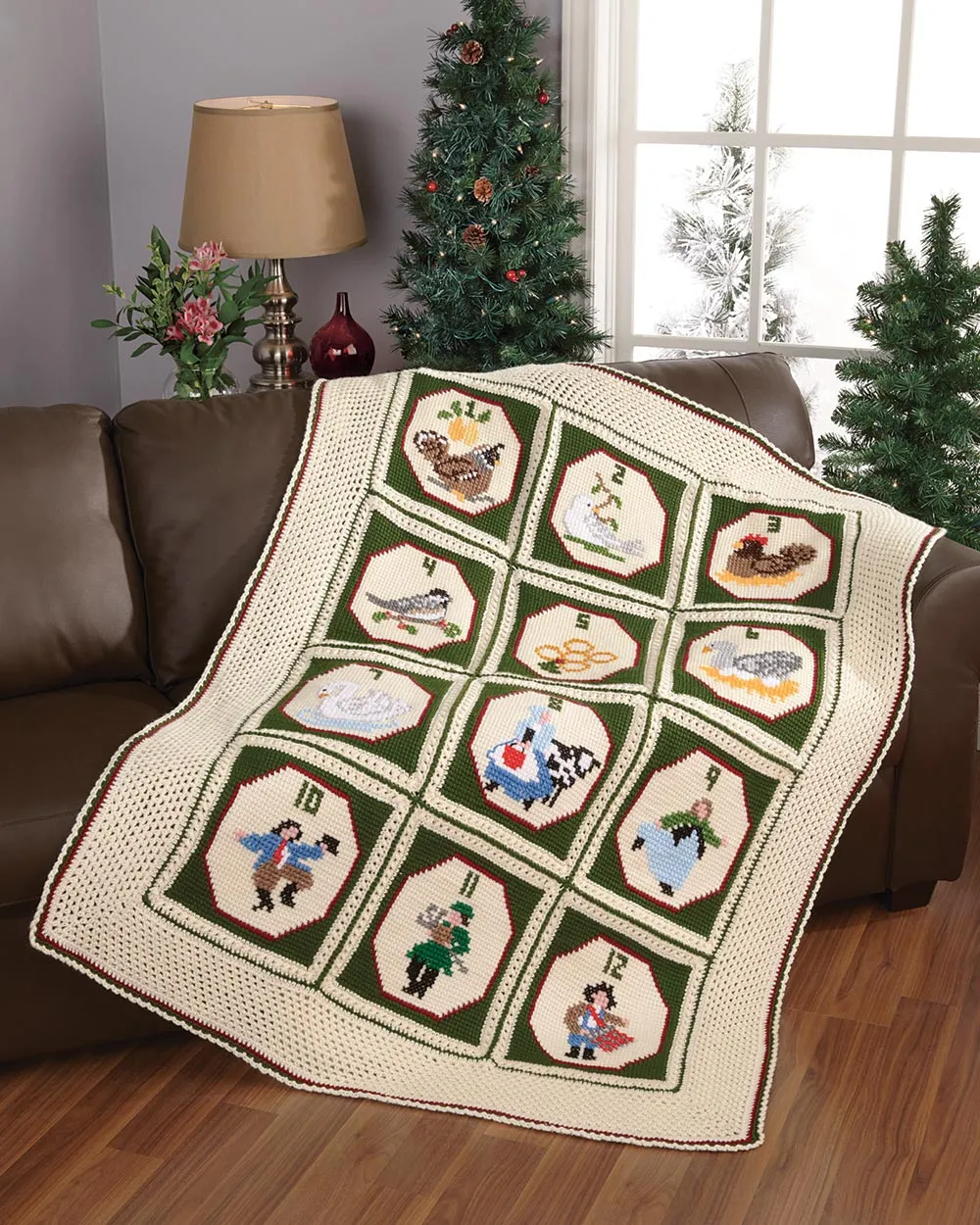 12 Days of Christmas Afghan Pattern