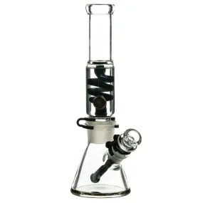 12" Freezable Glycerin Coil Beaker Bong