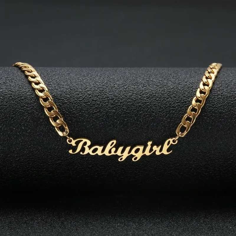 18k Gold Plated Name Necklace- Best Gifts For Mother's Day