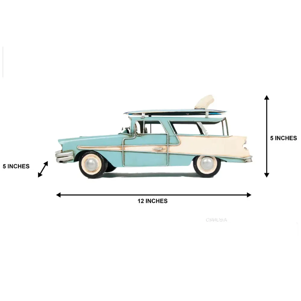 1957 Ford Country Squire Station Wagon Blue