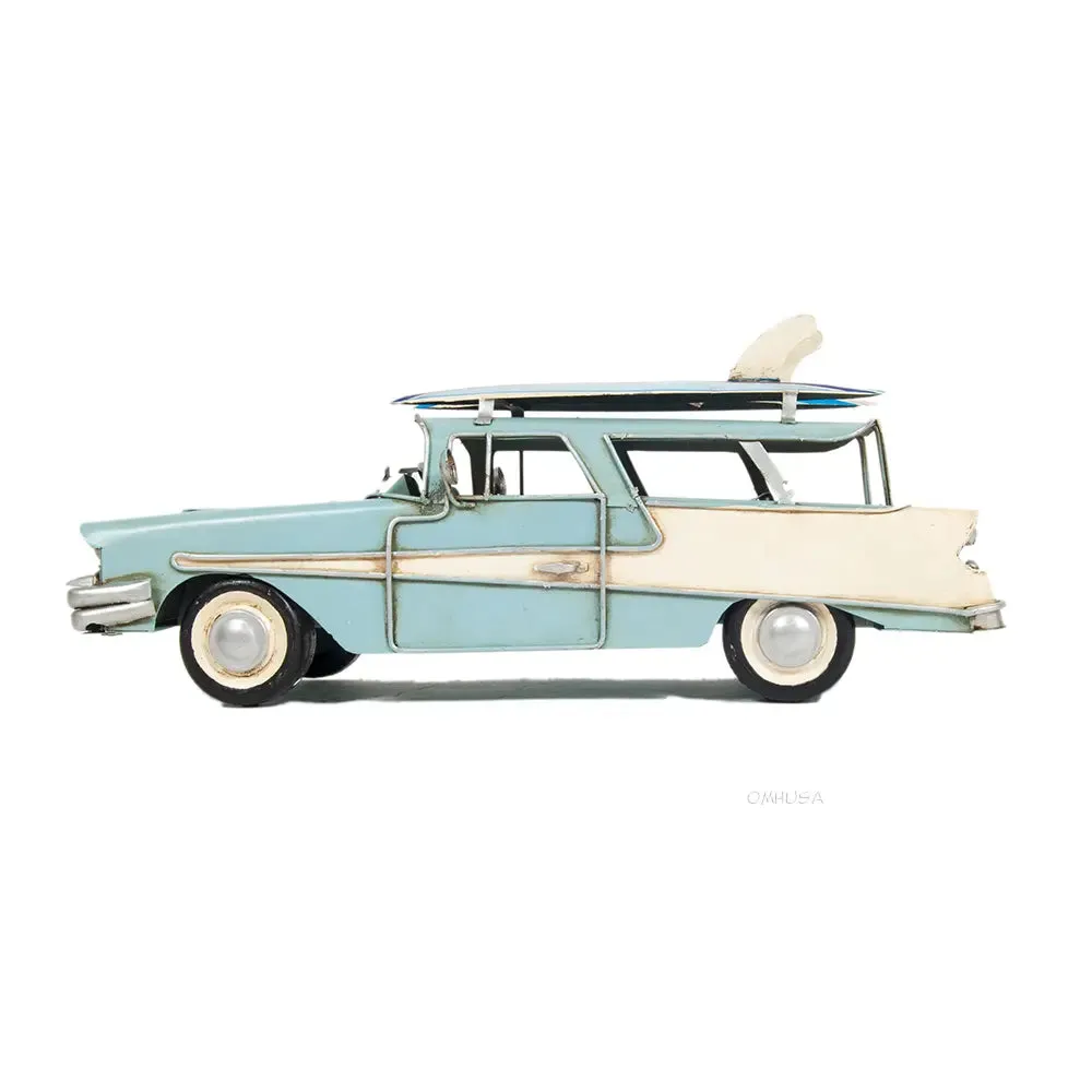 1957 Ford Country Squire Station Wagon Blue