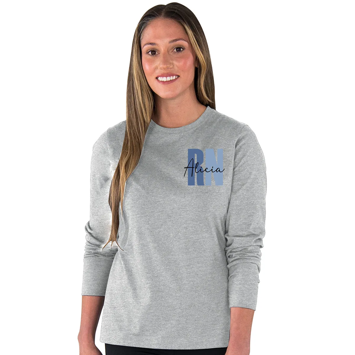 2330 Personalized Women's Longsleeve | Blue or Pink Certifications