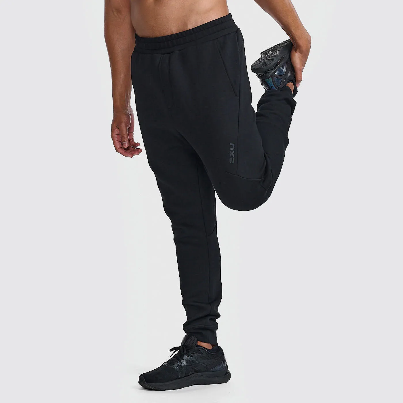 2XU - Commute Trackpants - Black/Black