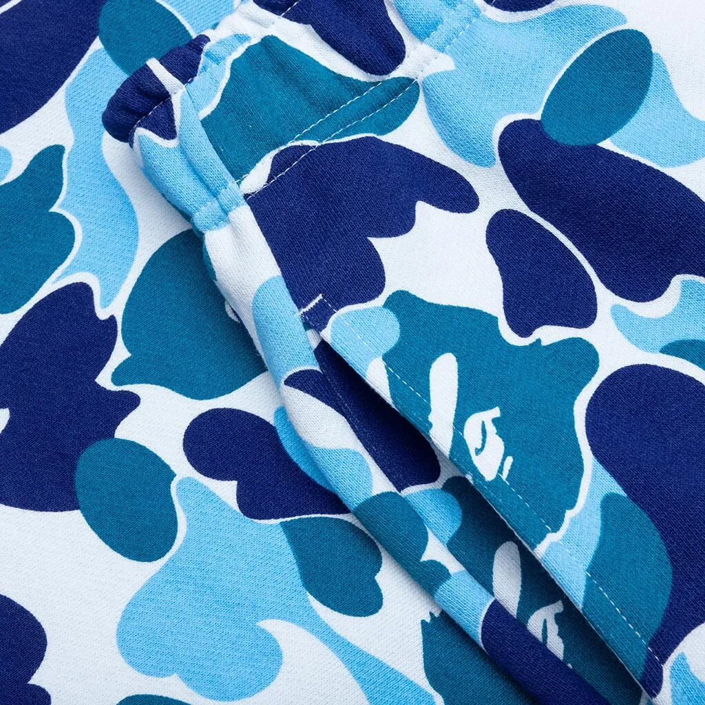 ABC Camo Shark Sweat Shorts - Blue