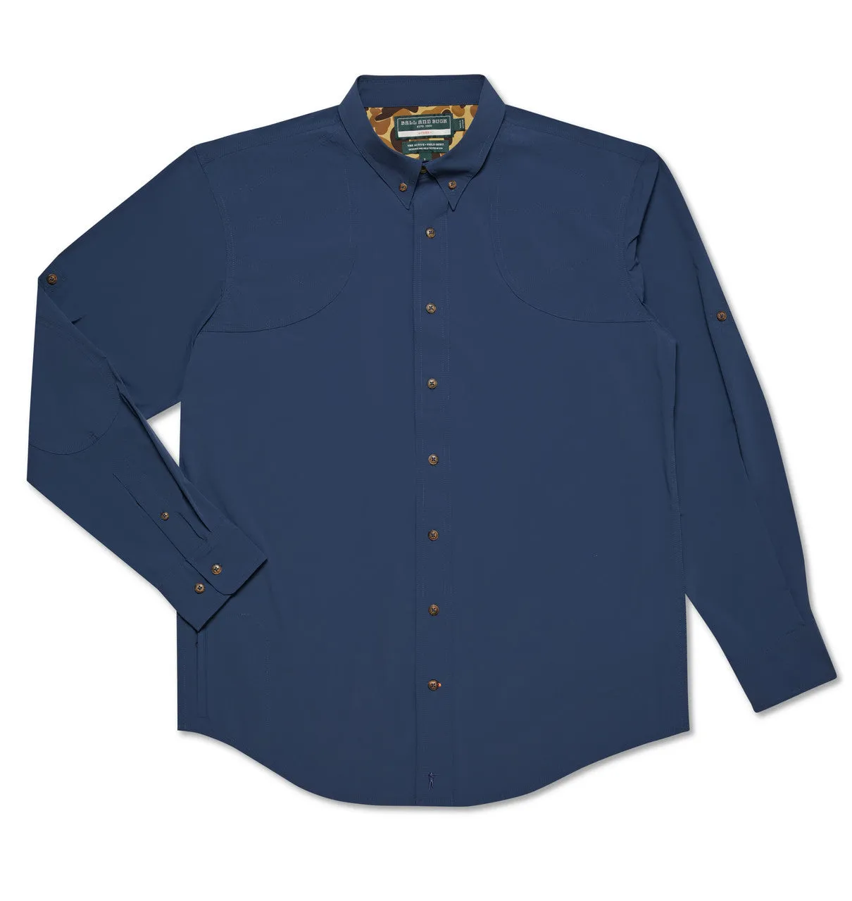 Active  Field Shirt | Midnight Blue | Ball and Buck