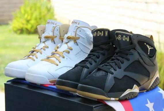 Air Jordan - Golden Moments Pack 6 - 7 Retro