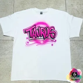 Airbrush Taurus Shirt Design