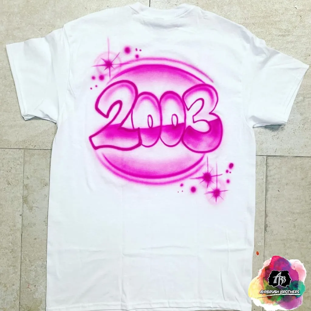 Airbrush Year Shirt Design