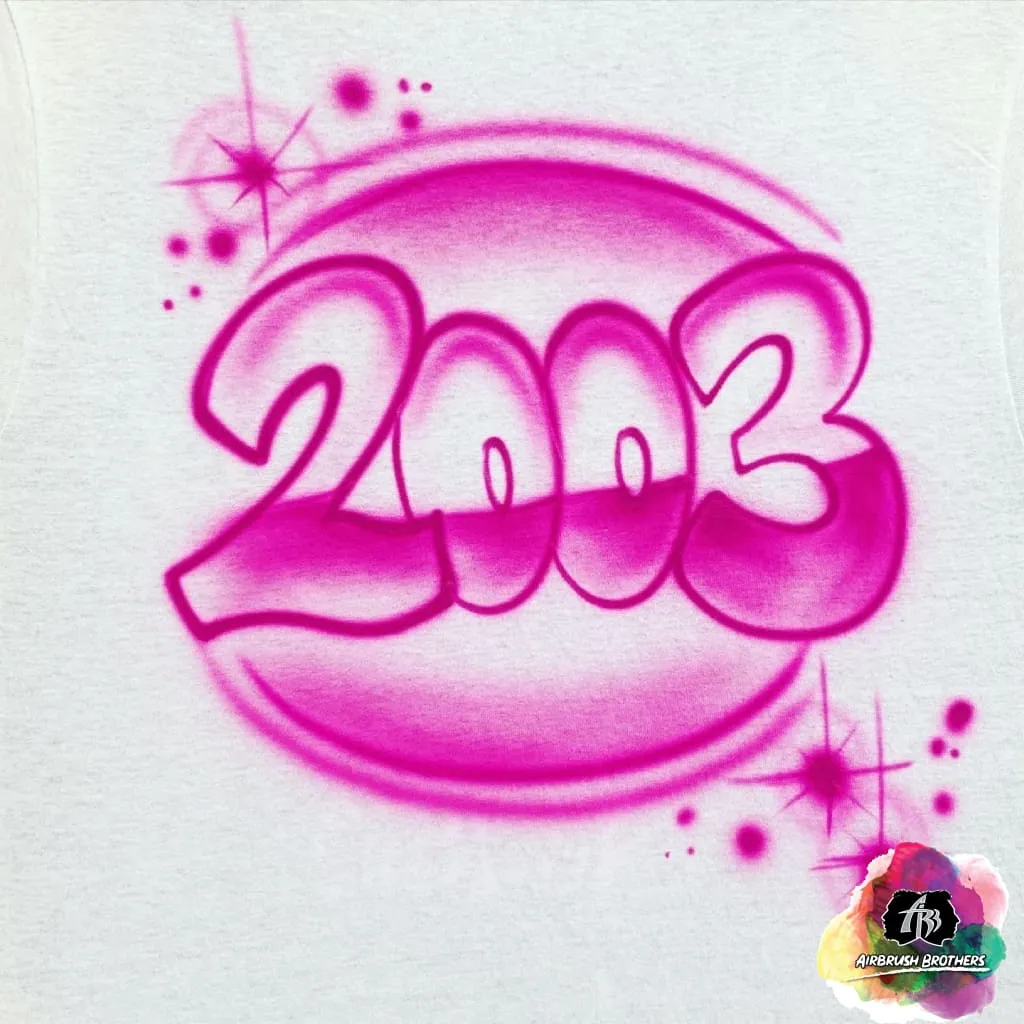 Airbrush Year Shirt Design