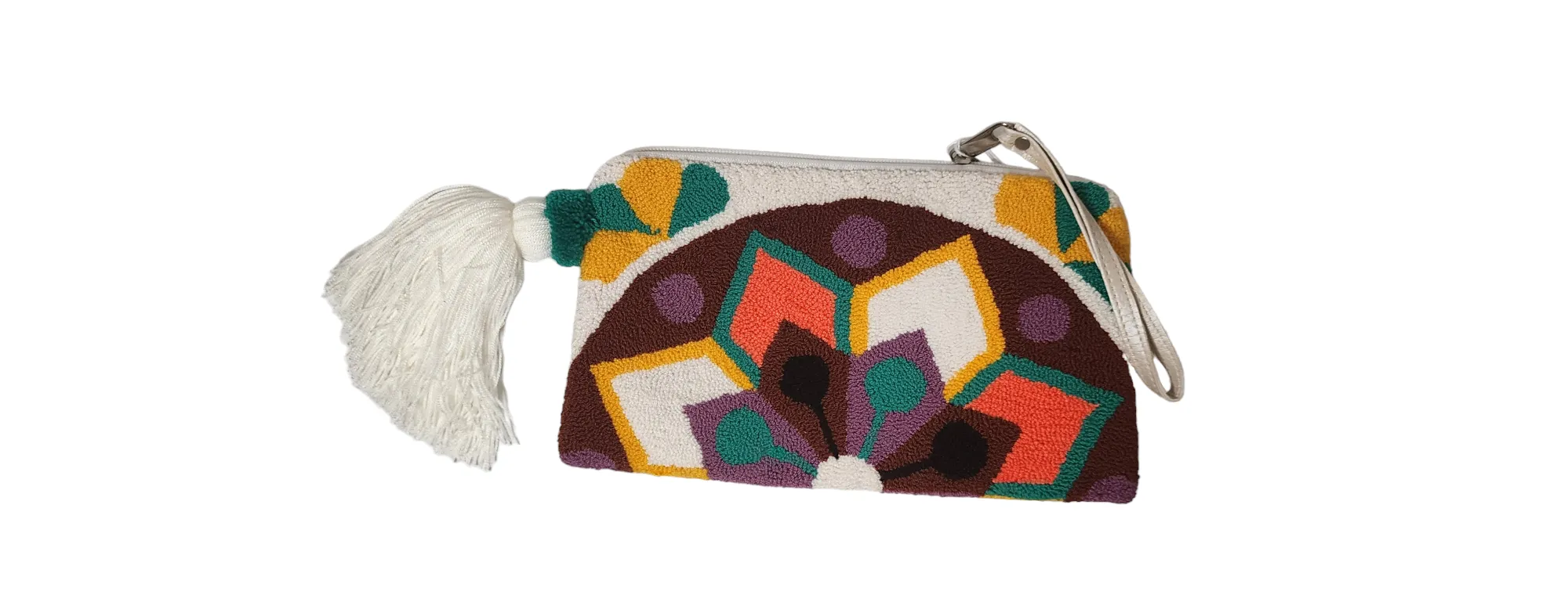 Aleah Handmade Wayuu Punch-needle Clutch