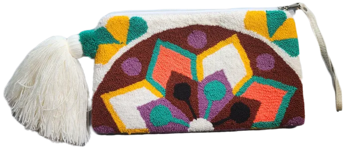 Aleah Handmade Wayuu Punch-needle Clutch