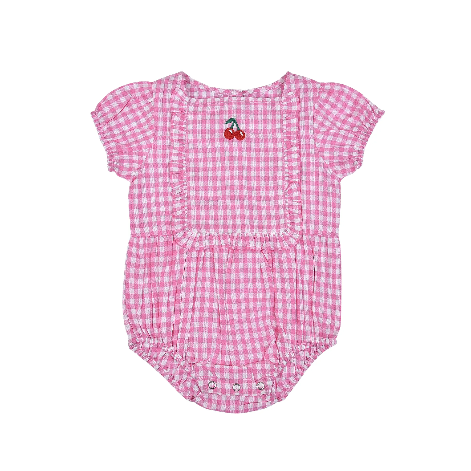 Alex & Ant Gianna Playsuit - Gingham Cherry