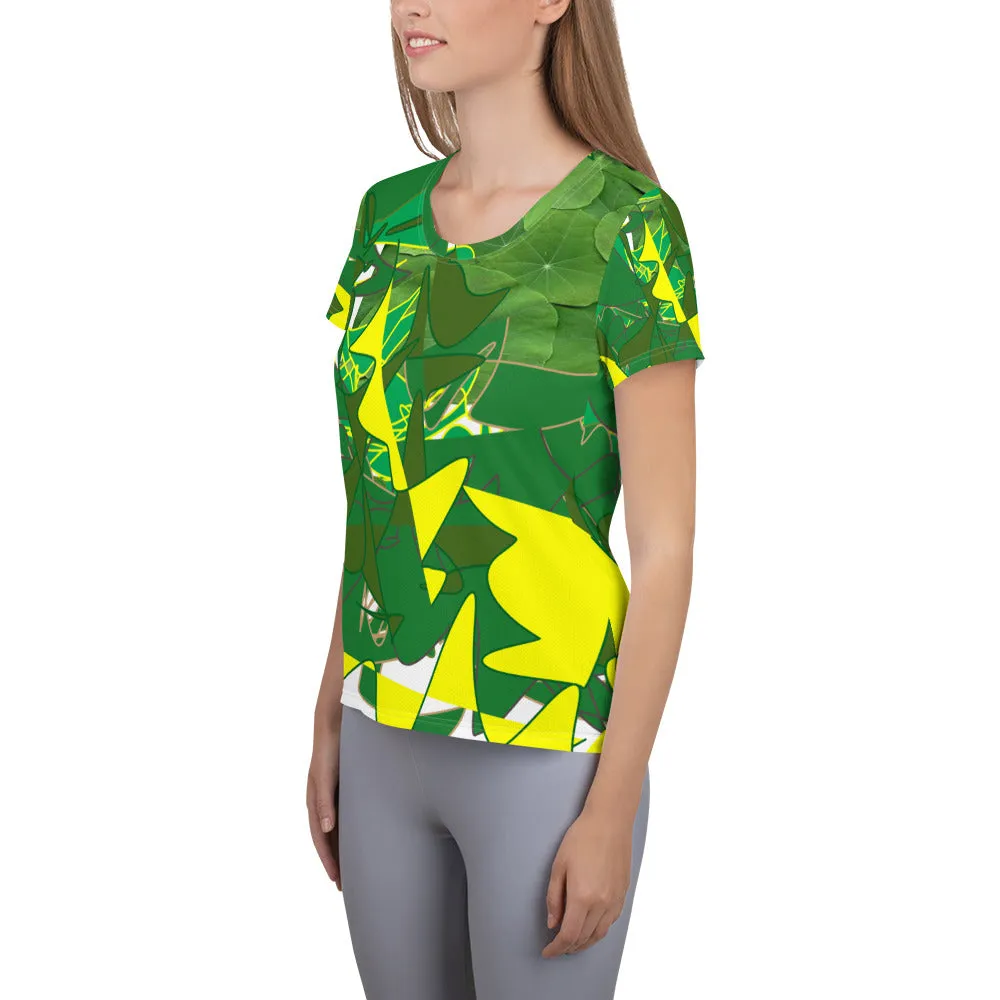 All-Over Print Women's Athletic T-shirt