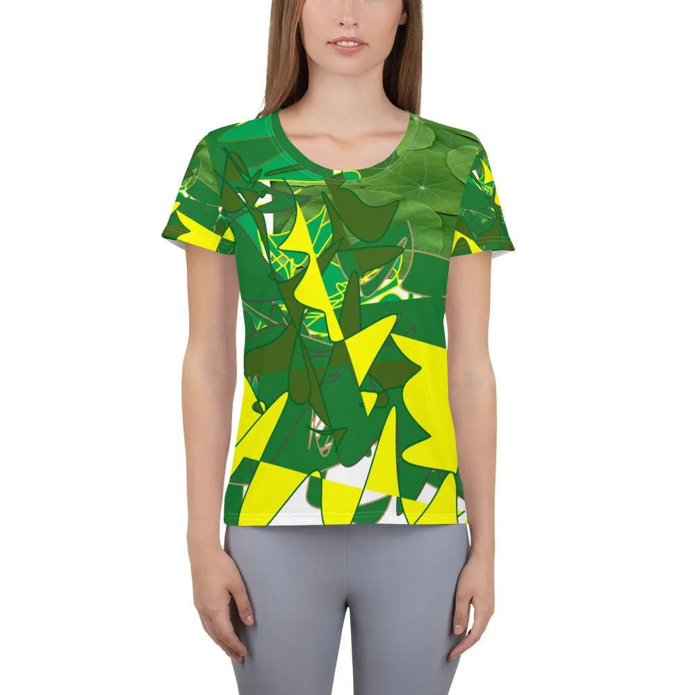 All-Over Print Women's Athletic T-shirt