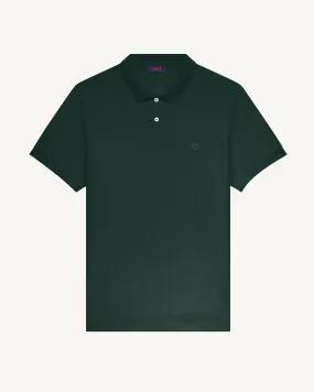 Alvaro cotton polo shirt Deep forest