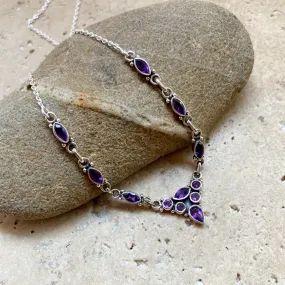 Amethyst Necklace - Aria