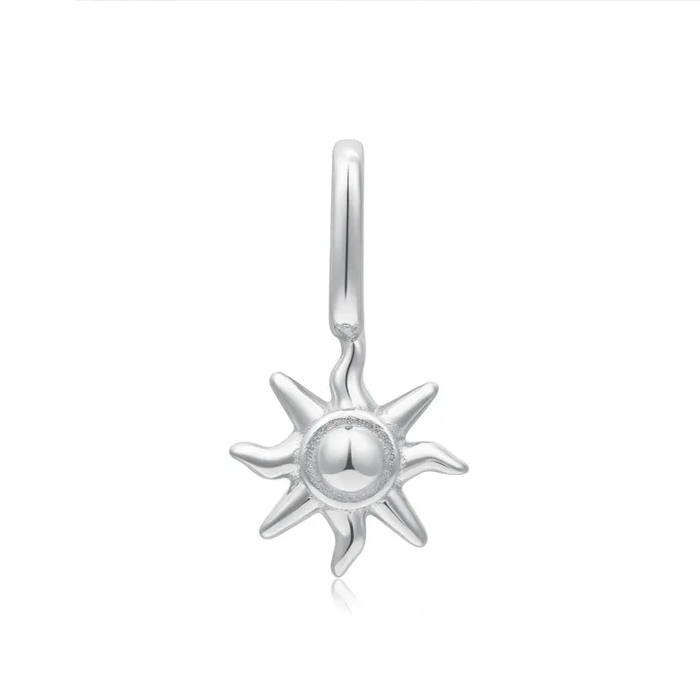 Ania Haie Silver Sunshine Charm Pendant