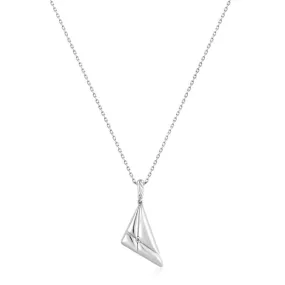 Ania Haie Silver Triangle Pendant Necklace