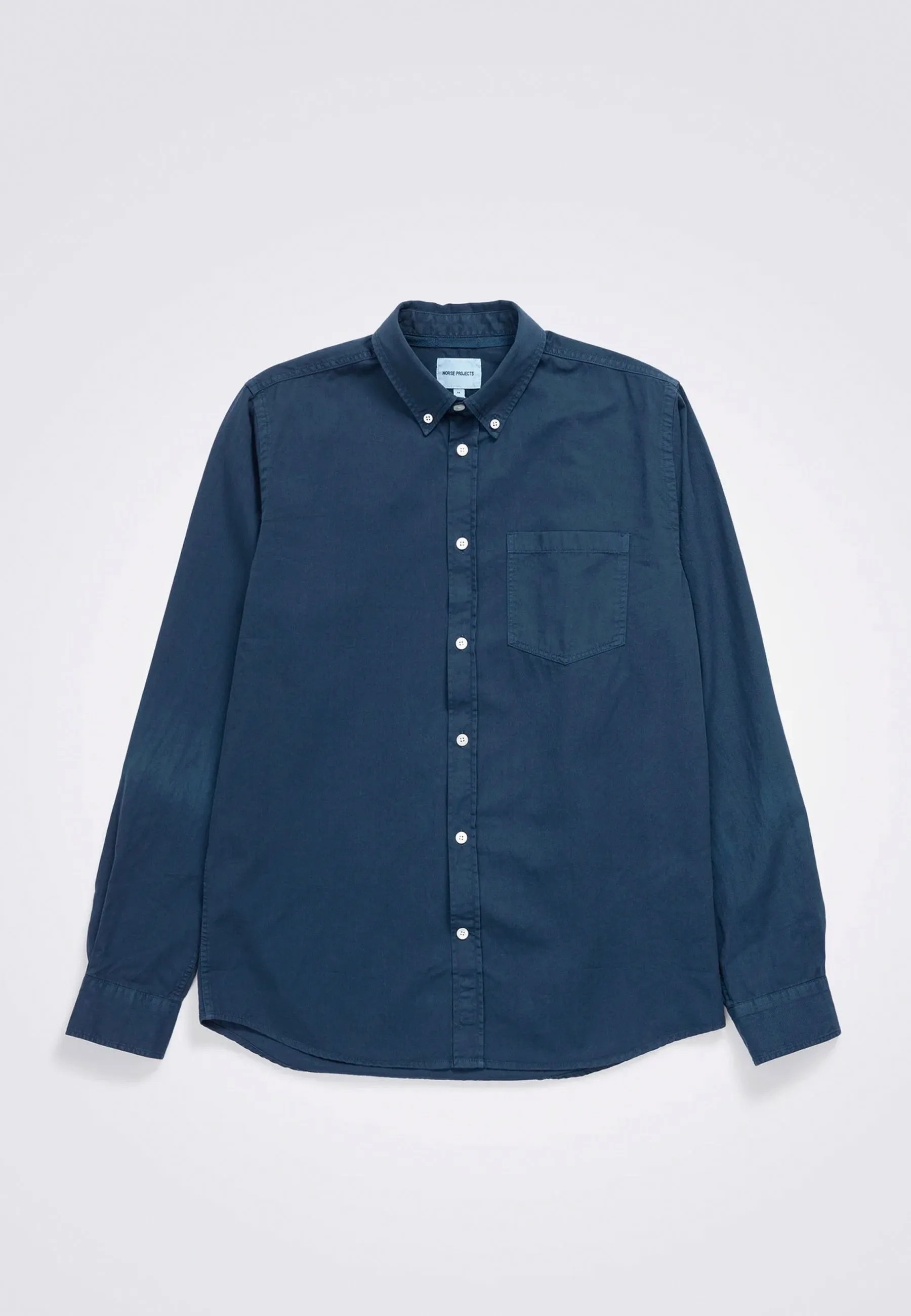 Anton Light Twill Shirt - Deep Marine