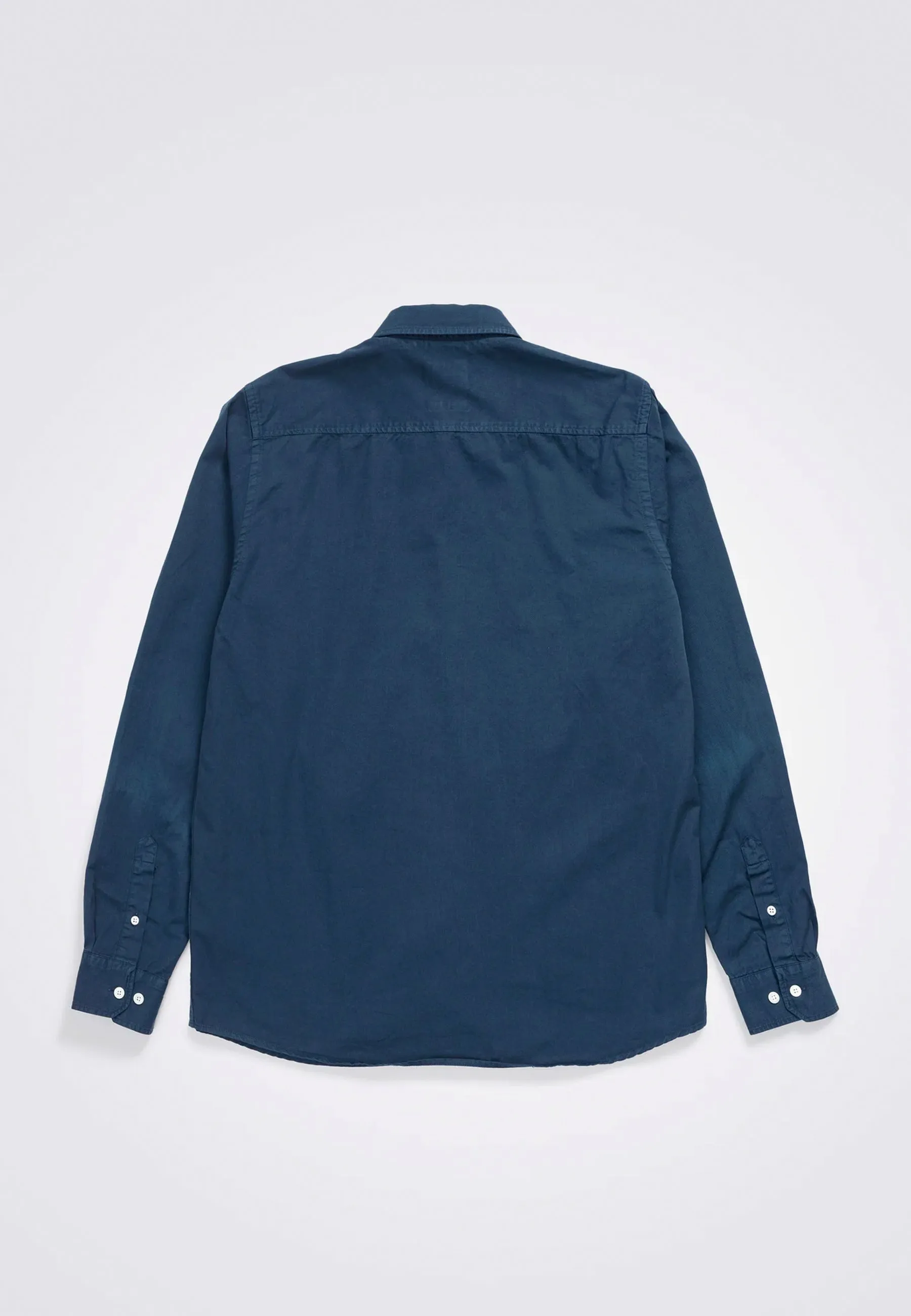 Anton Light Twill Shirt - Deep Marine