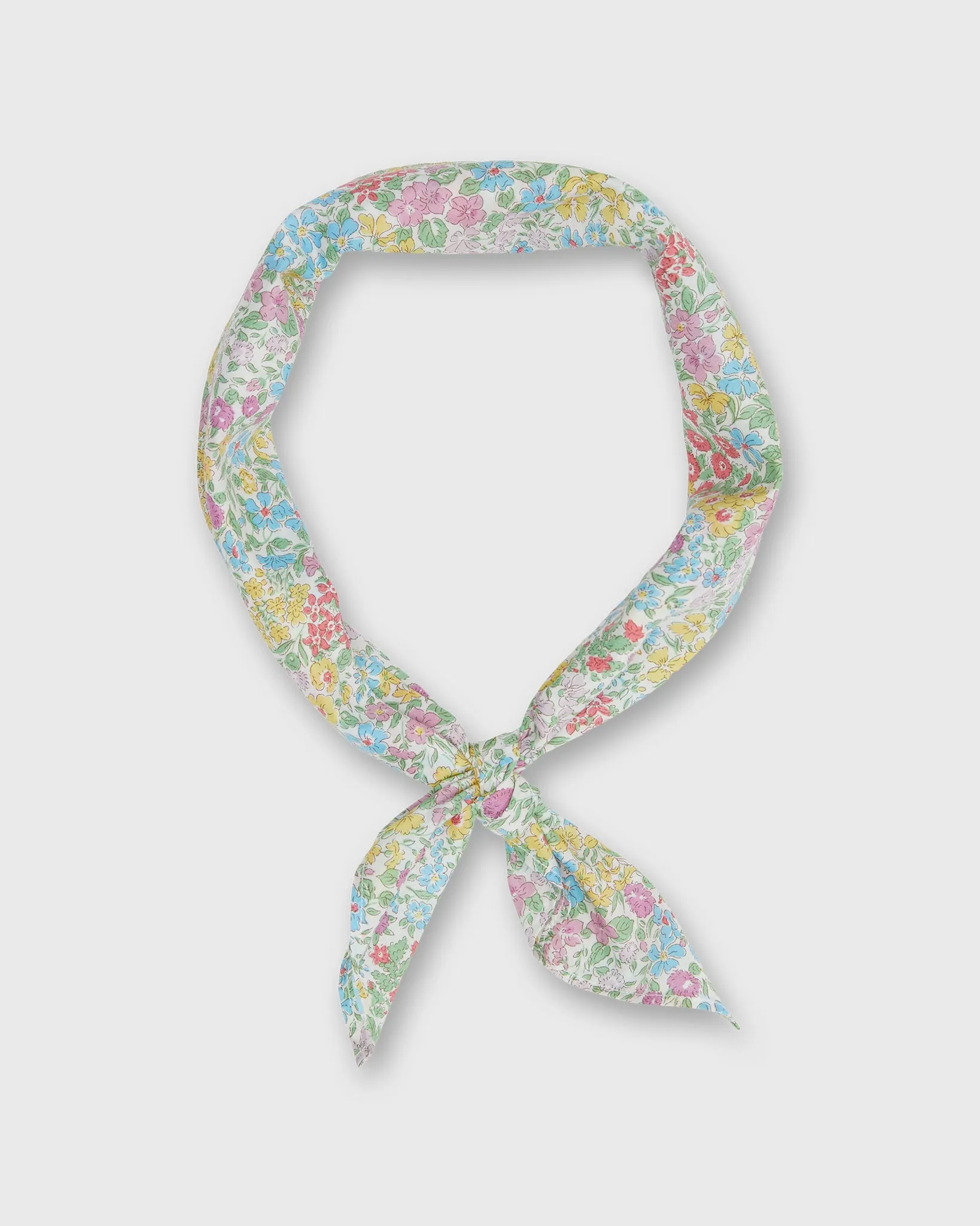 Anyway Scarf in Pink/Yellow Joanna Louise Liberty Fabric