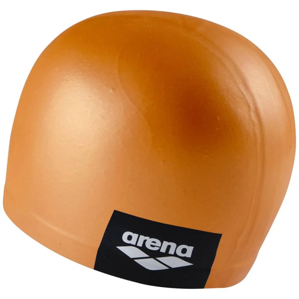 ARENA Adult Logo Moulded Swimming Cap (Pinkish Orange)