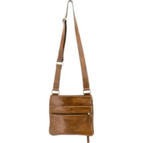 Ares Slim Leather Crossbody Conceal Carry Handbag