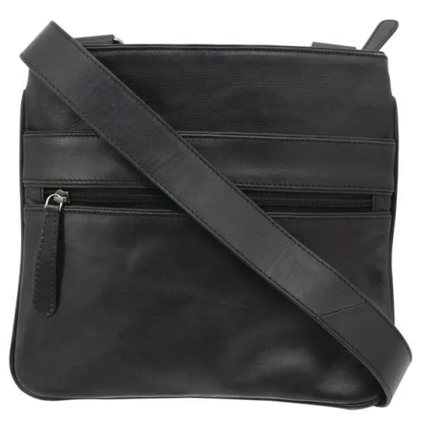 Ares Slim Leather Crossbody Conceal Carry Handbag