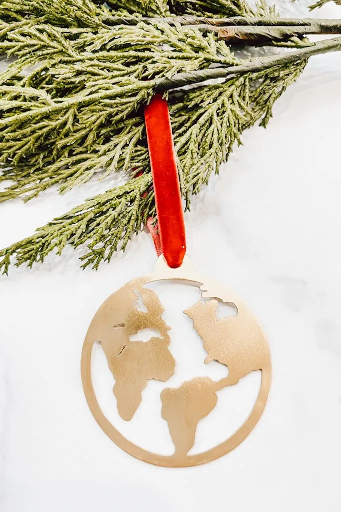 Around the Globe Ornament - Donation