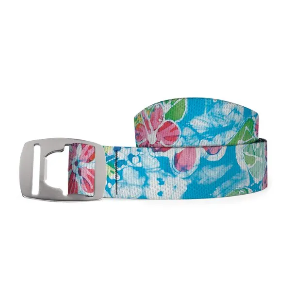 Artisan 2 Bottle Opener Buckle Belt - Batik Hibiscus