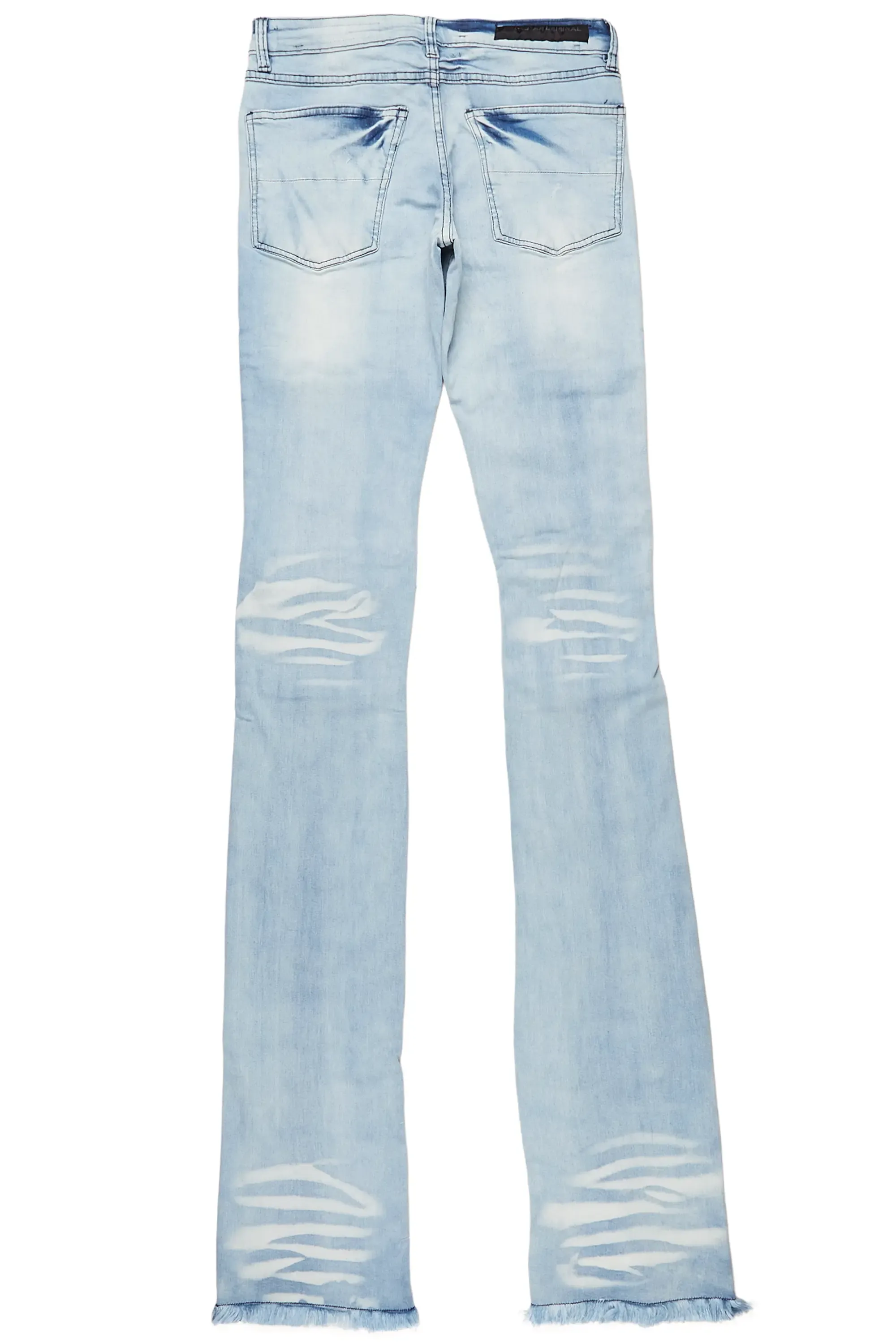 Asle Blue Super Stacked Flare Jean