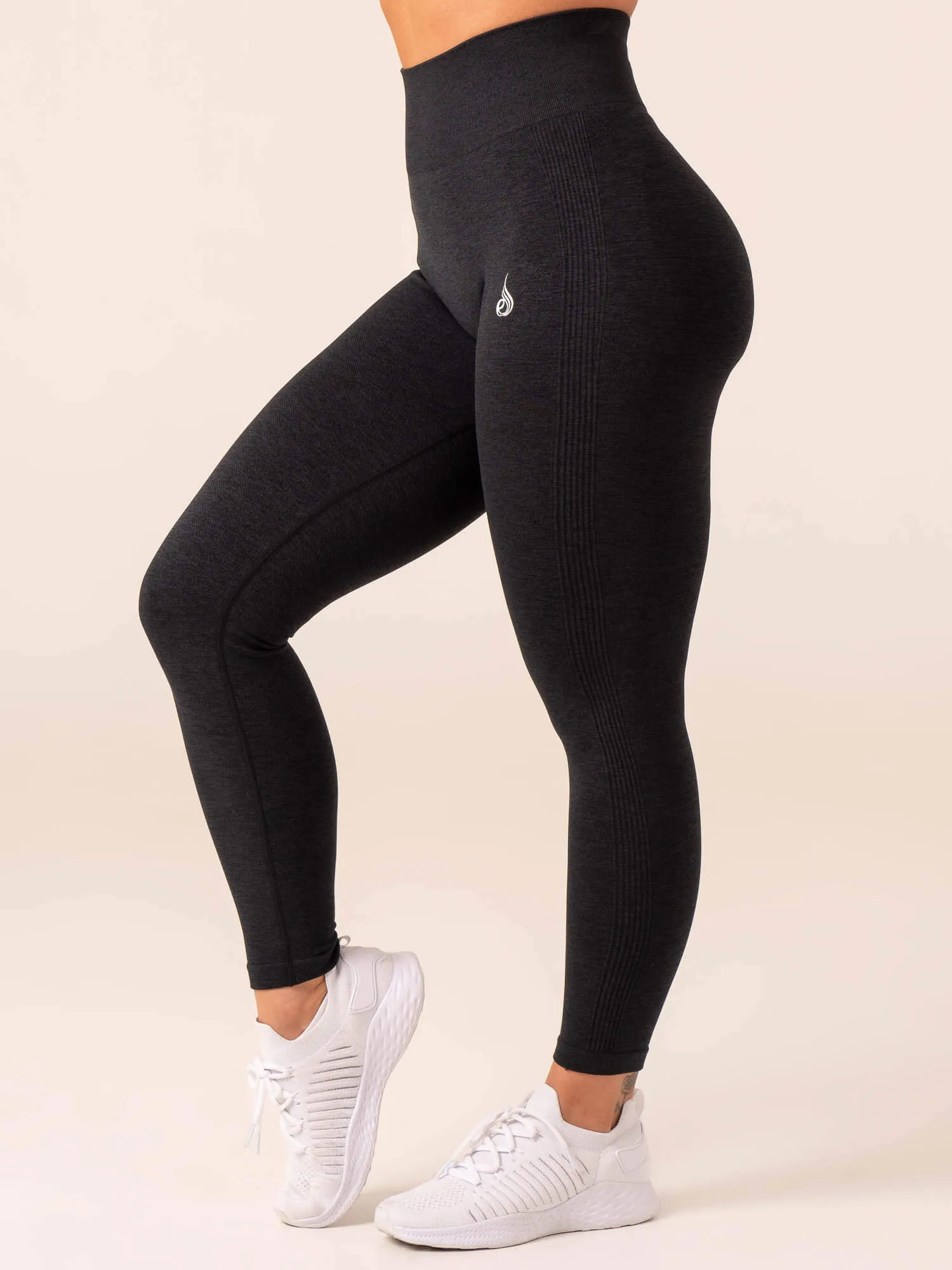 Aspire Seamless Leggings - Black Marl