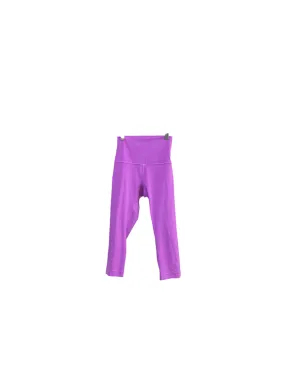 Athletic Capris By Lululemon In Purple, Size: 2