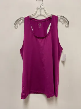 Athletic Tank Top By Athletic Works In Purple, Size: M