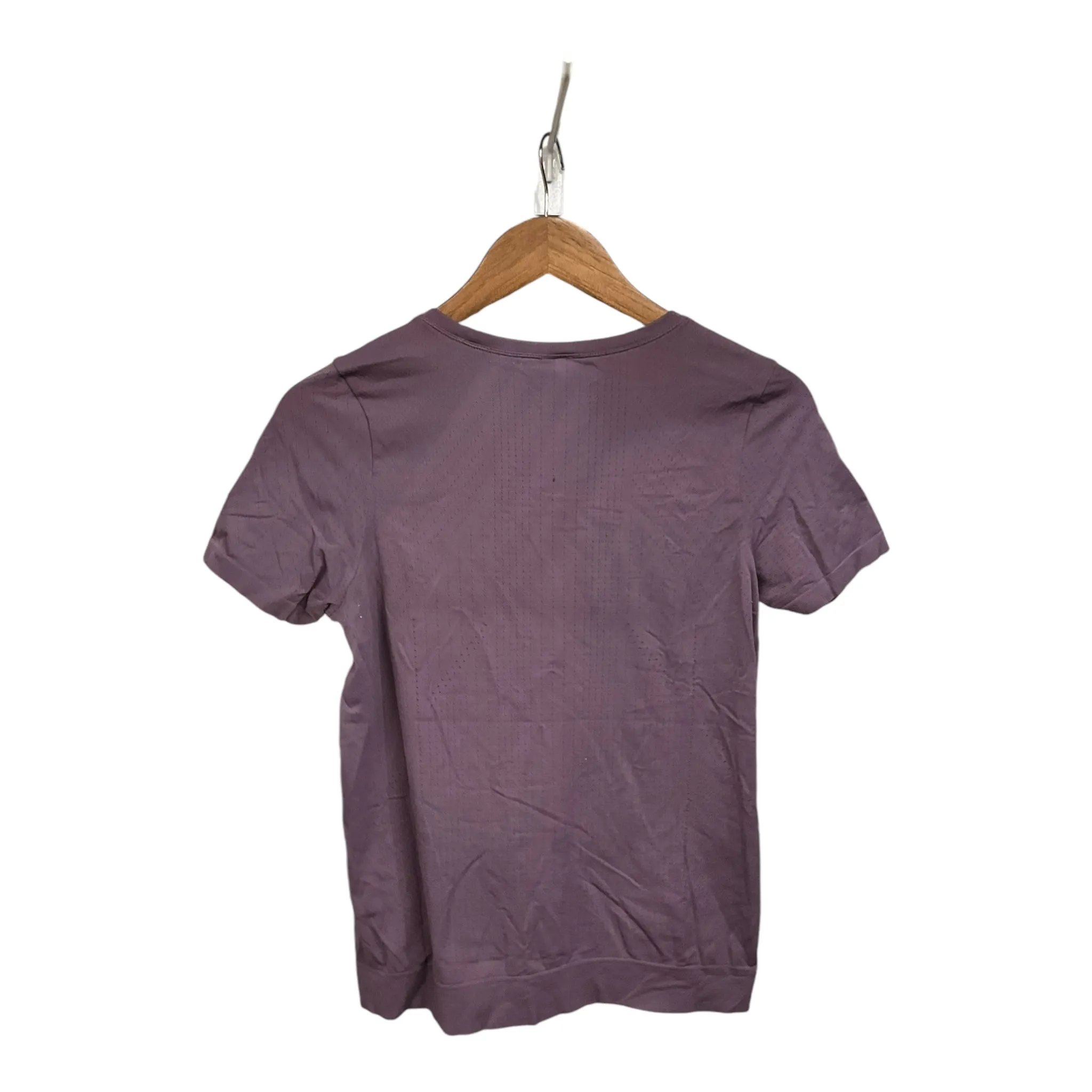 Athletic Top Short Sleeve By Athleta In Purple, Size: M