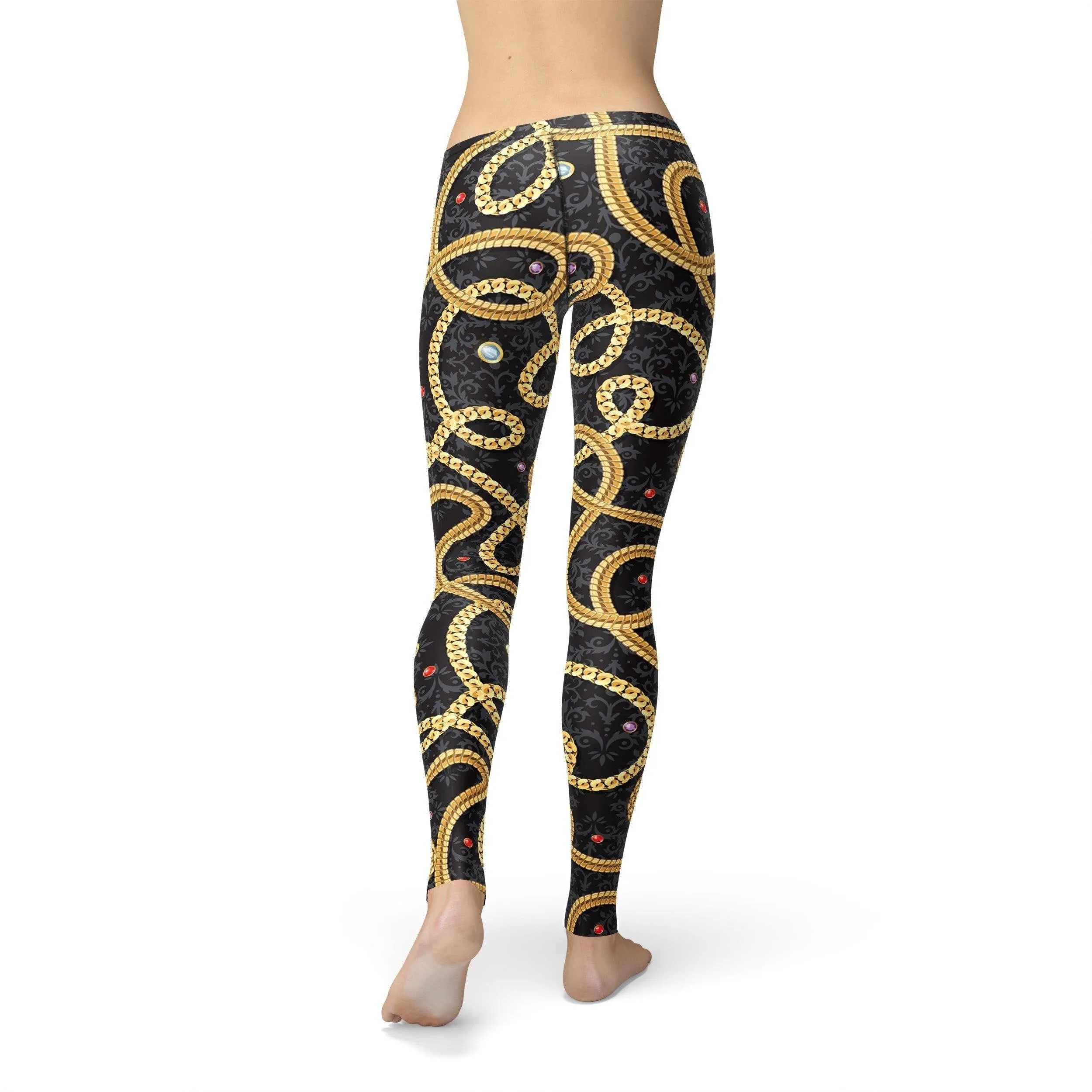 Avery Gold Chains Leggings