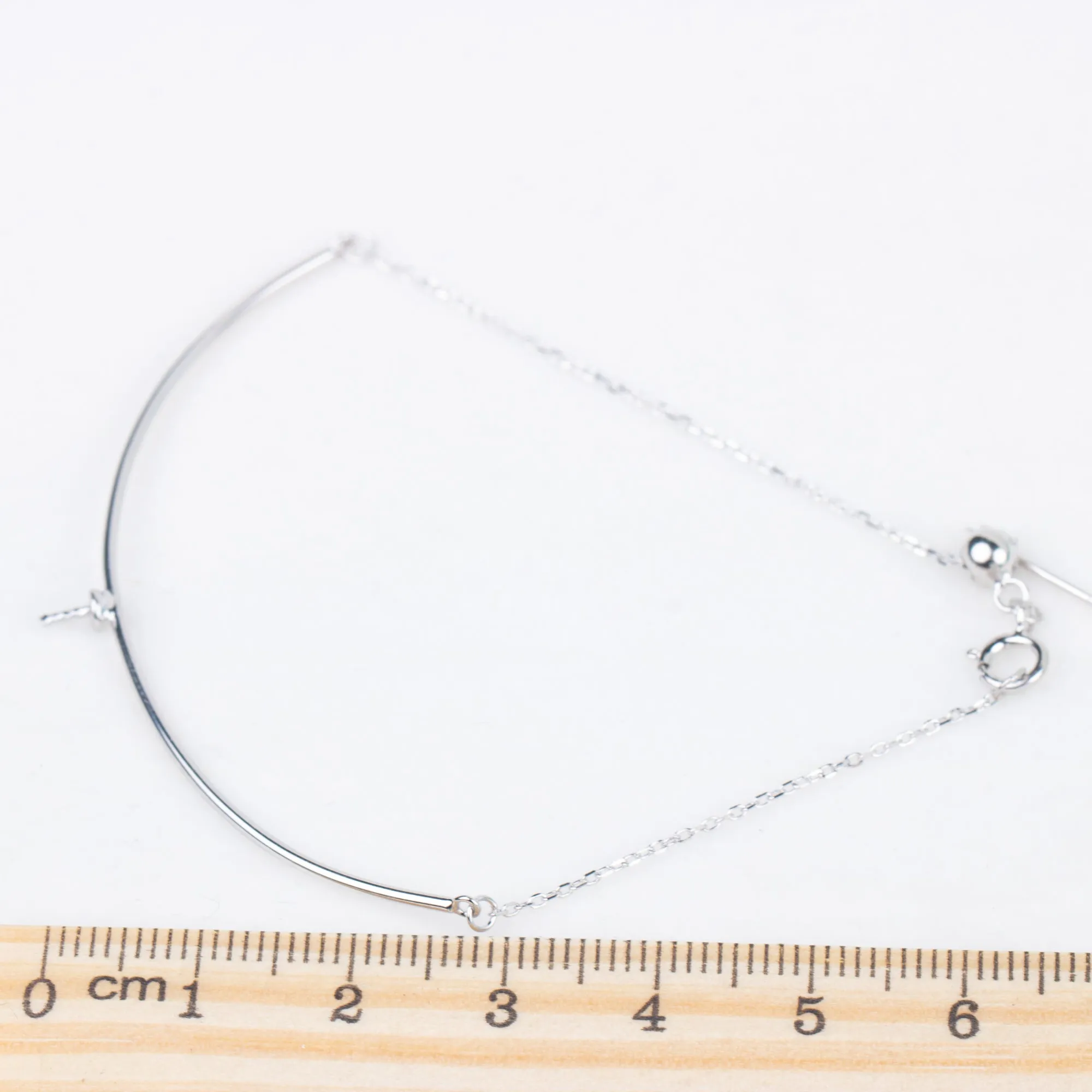 b040223  DIY 7-8mm Natural Freshwater pearl bracelet accessory 925 sterling silver adjustable chain bracelet for women