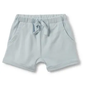 Baby Shorts - Powder Blue Slouch Pocket