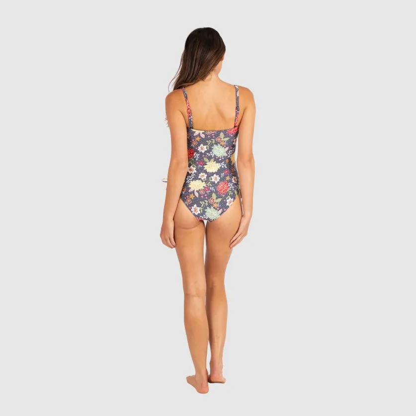 Baku Bandeau One Piece - Pebble Beach