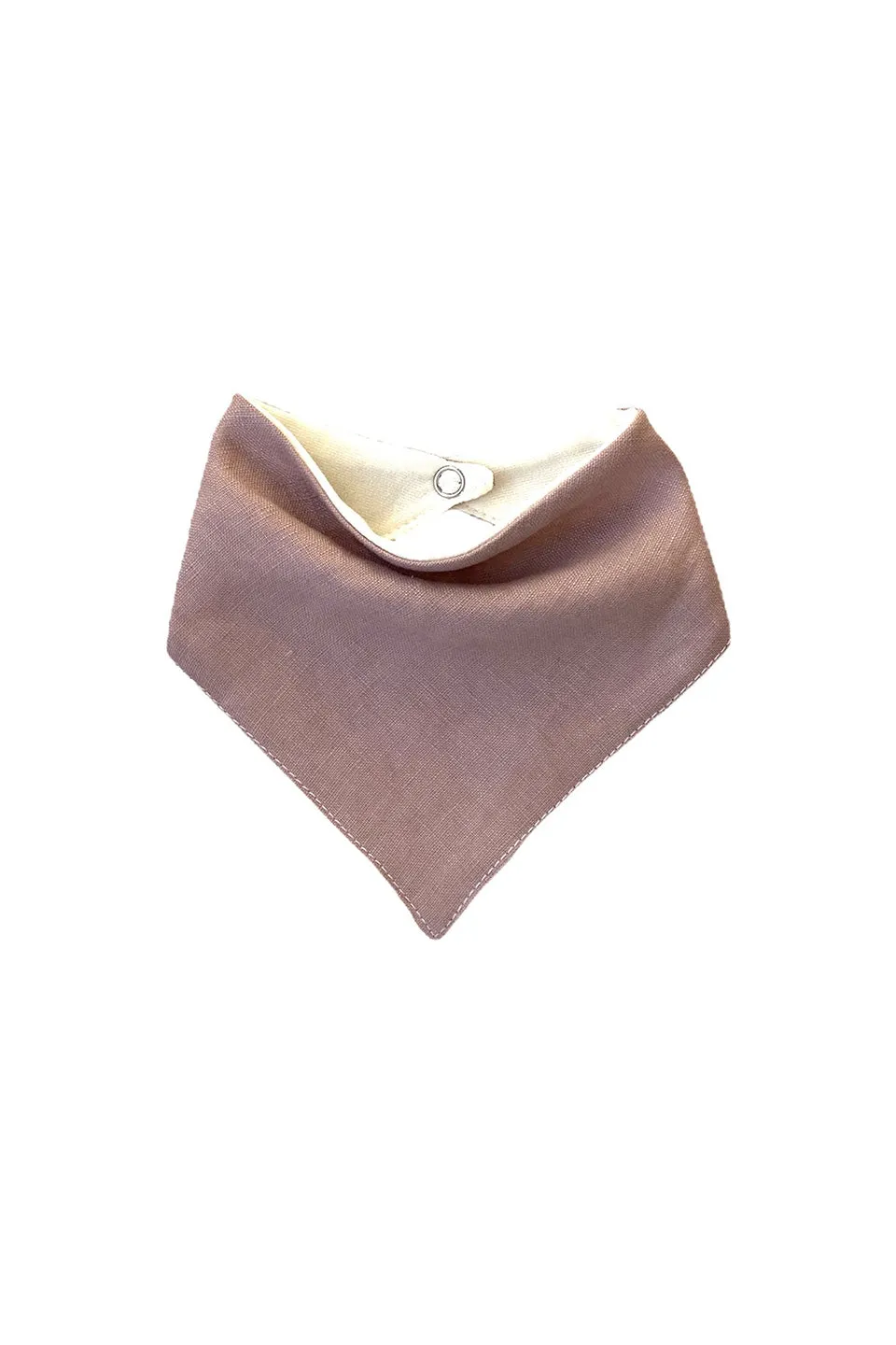 Bandana Bib Blush Linen