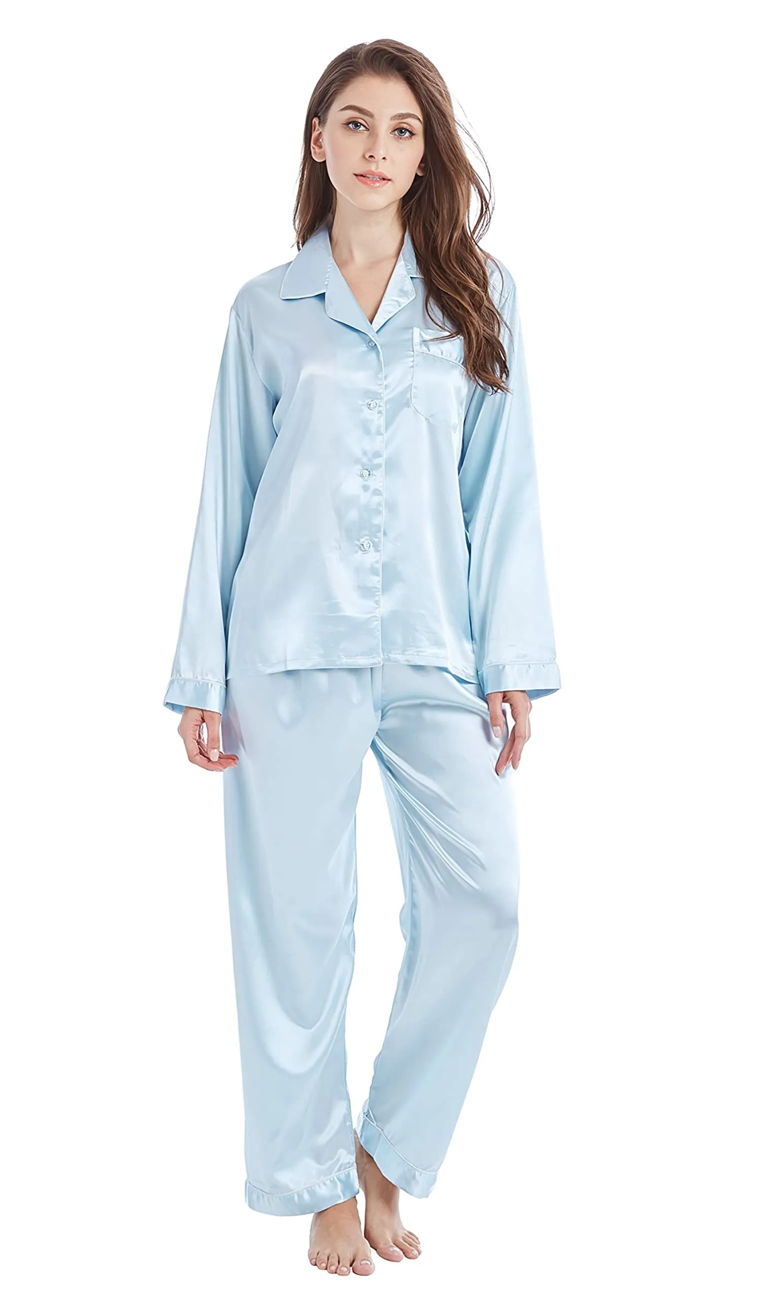 Basic Satin Pajama Set