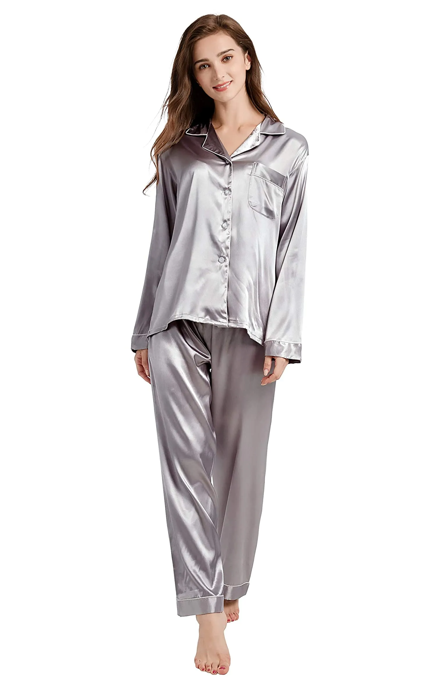 Basic Satin Pajama Set