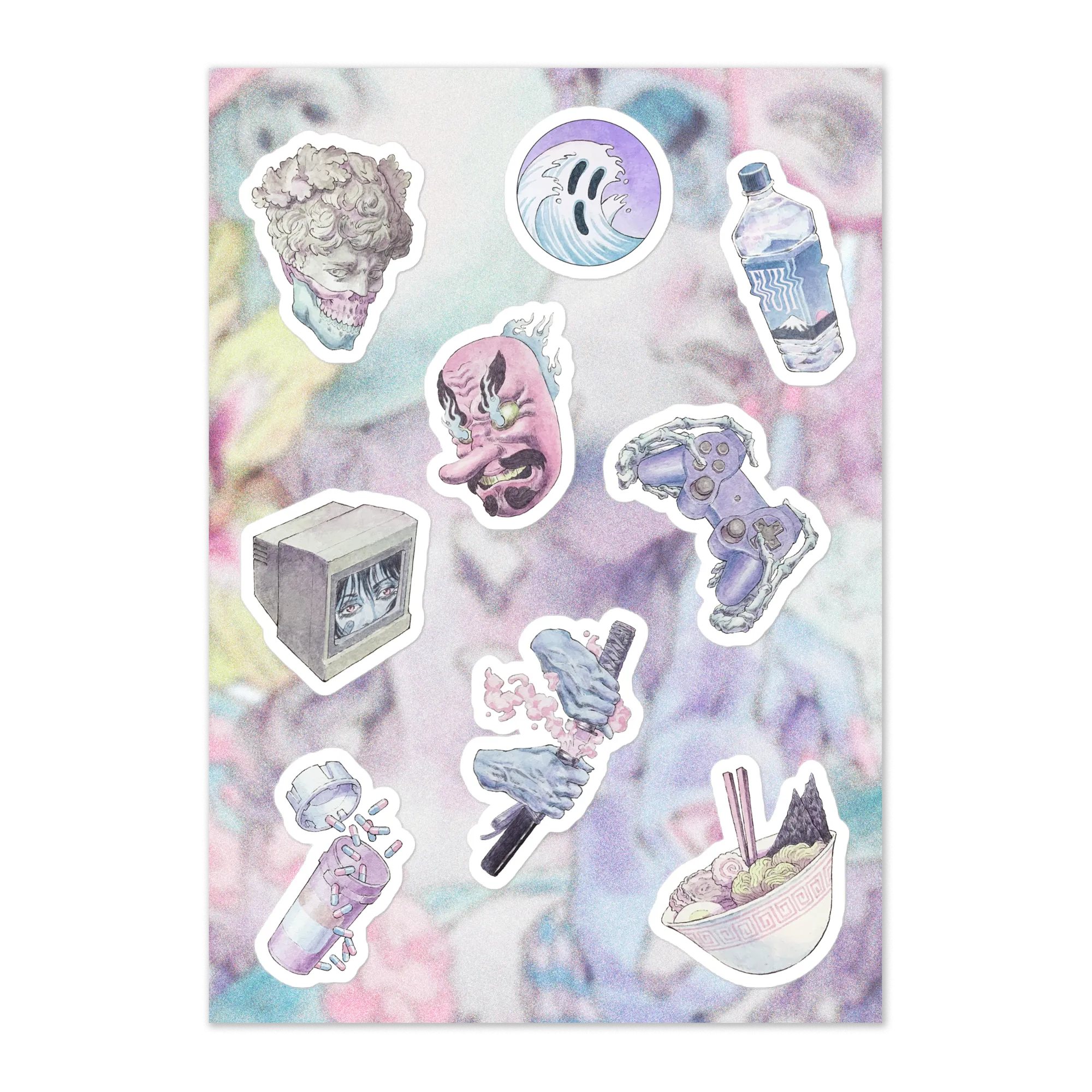 Beachghost Sticker Sheet