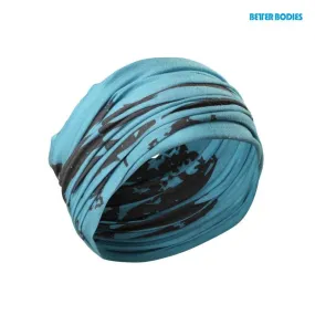 Better Bodies Head Wrap - Aqua-Dark Grey