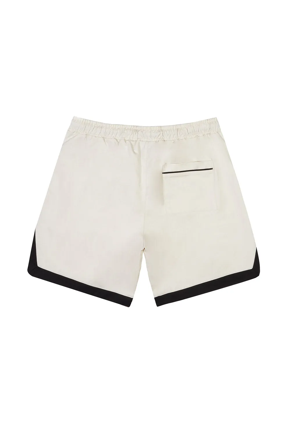 Big and Tall - Embroidered & Printed Polished Twill Resort Shorts - Chalk