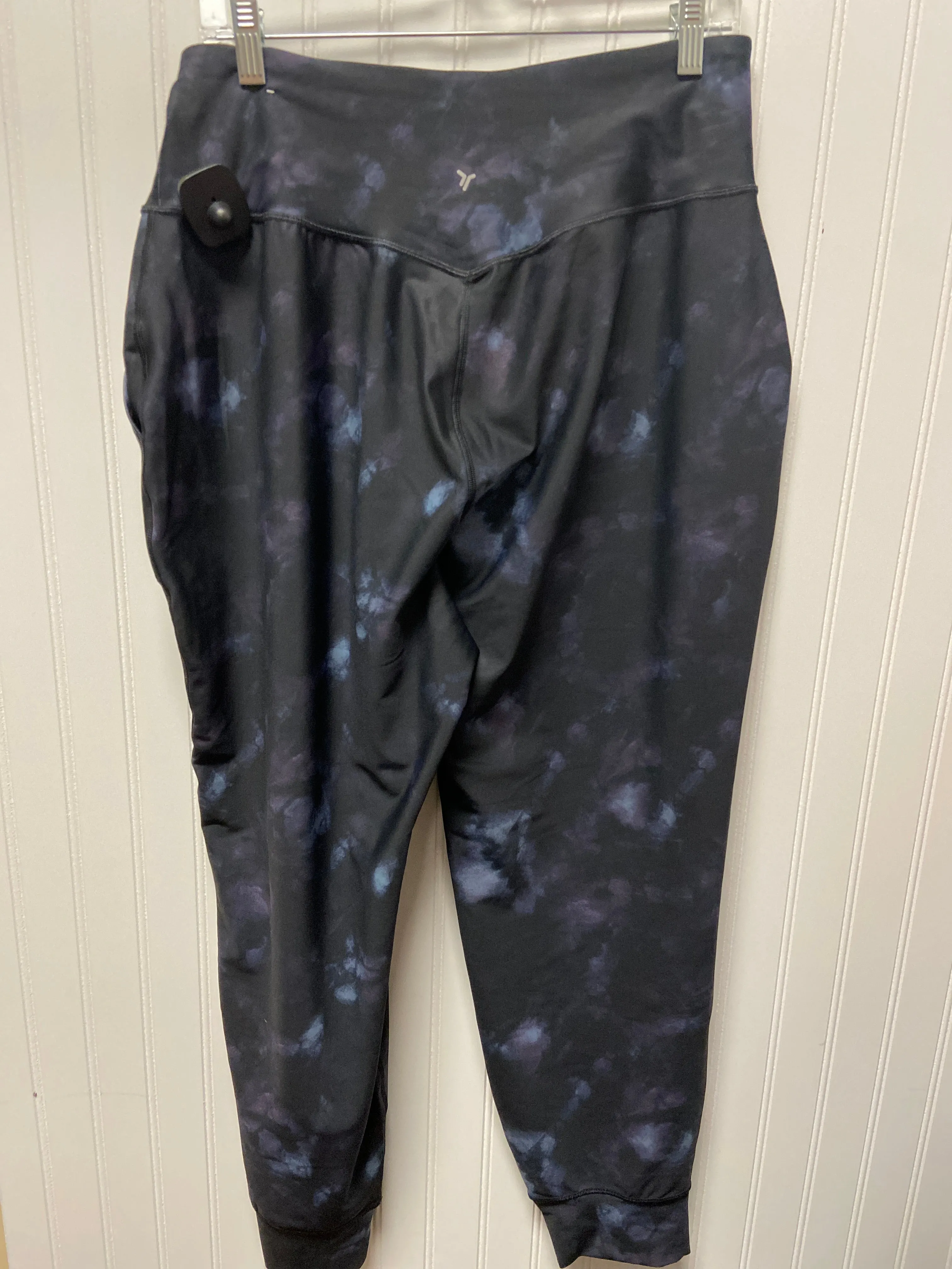 Black & Purple Athletic Leggings Old Navy, Size Xl