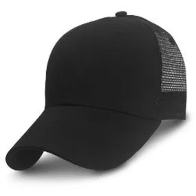 Black Mesh - Structured Baseball Cap