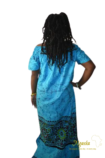 Blue Batik Dresses BAT-B