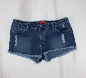 BLUE CRUSH DENIM SHORTS LADIES SIZE 13 EUC