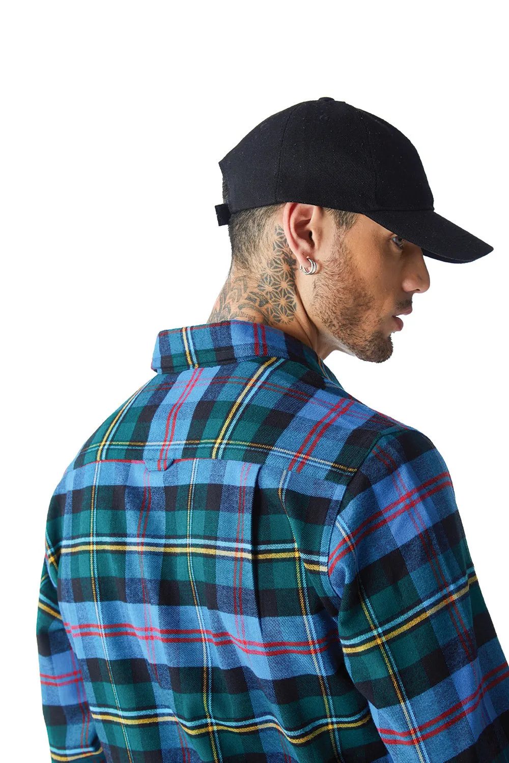 Blue Forest Plaid Regular Fit Shirt